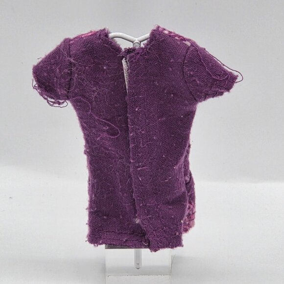 Liv Doll Dress Shirt Top By Spin Master Purple Pattern & Studs - Picture 4 of 5